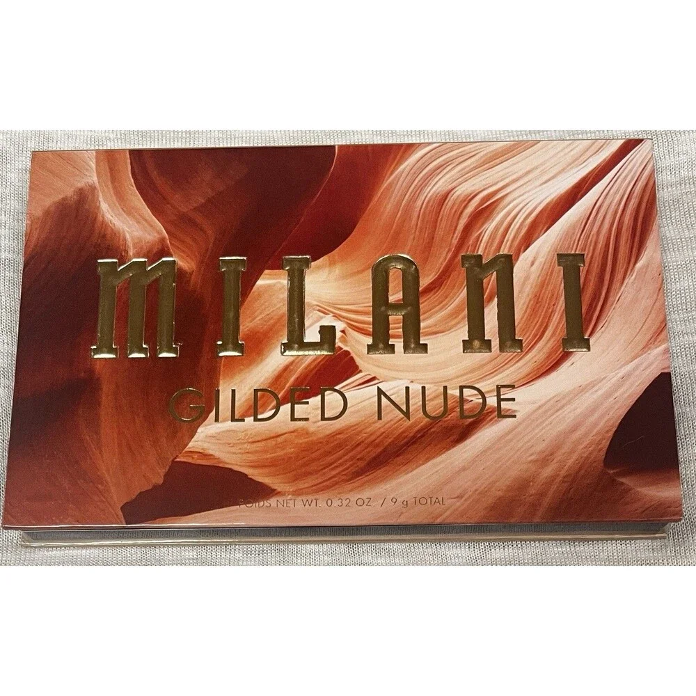 Milani Gilded Nude Hyper-Pigmented Eyeshadow Palette New 15 Colors